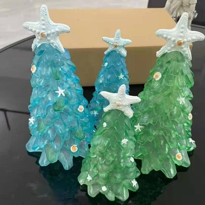 Sea Glass Christmas Tree